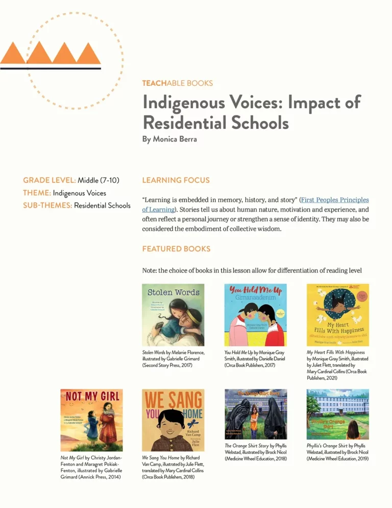 Great Canadian Books: Impact of Residential Schools