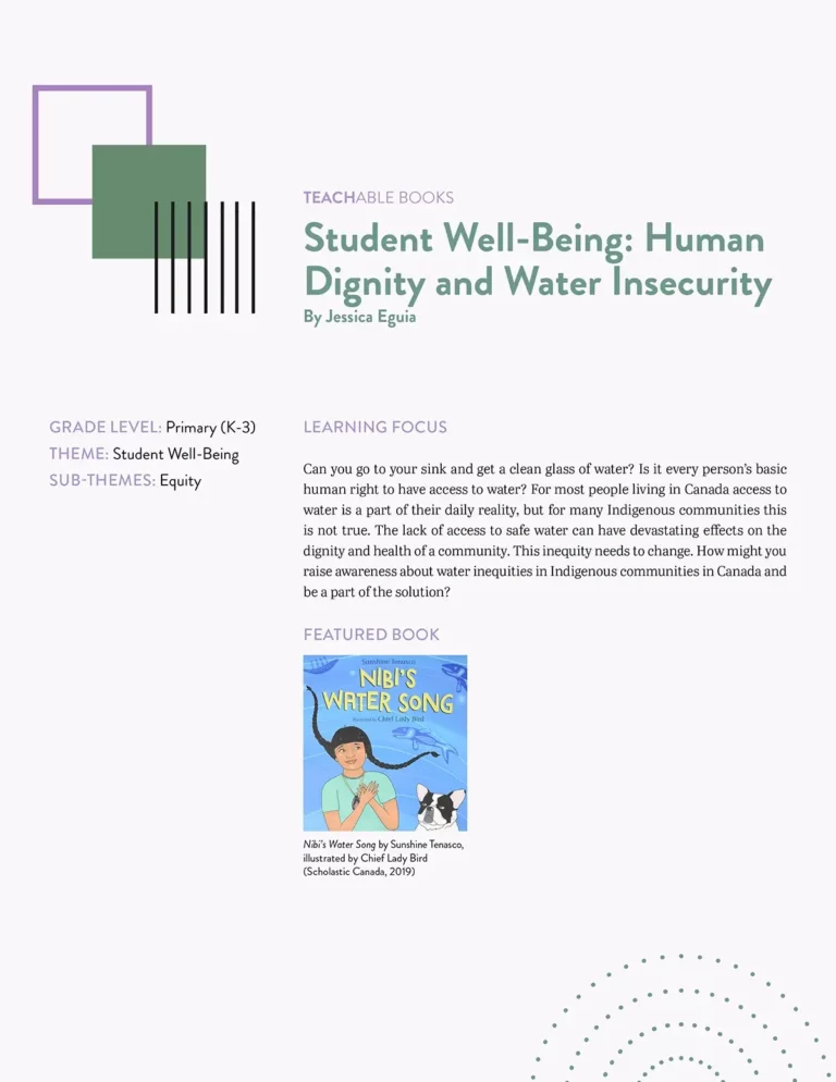 Great Canadian Books: Human Dignity and Water Insecurity