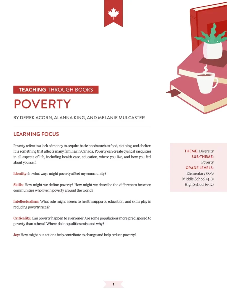 Teaching Through Books: Poverty