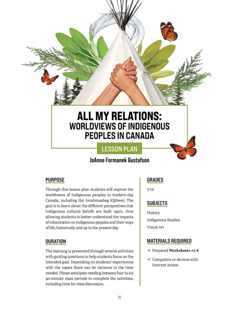 All My Relations: Worldviews of Indigenous Peoples in Canada