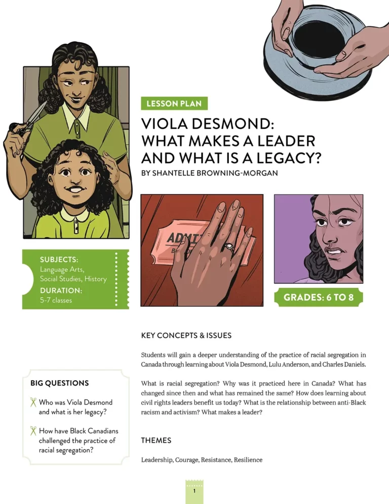 Viola Desmond: What Makes a Leader + What is a Legacy?